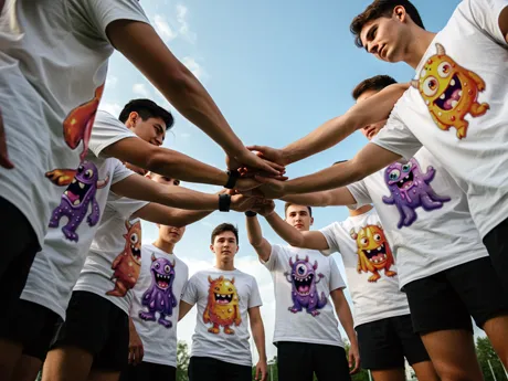 Spirito di squadra con stile.