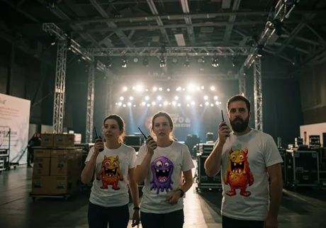 Squadre di agenzie di eventi